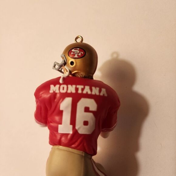 Hallmark Keepsake Ornament  Team NFL Joe Montana for San Francisco 49ers 1995 - Picture 7 of 7